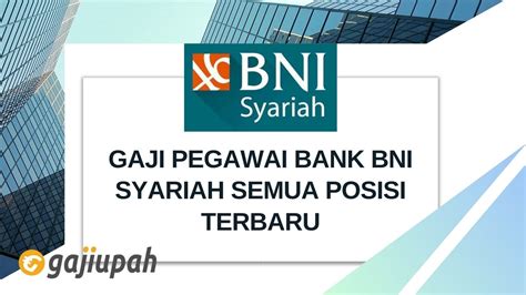 Perkiraan Gaji Pegawai Bank BNI Cilacap