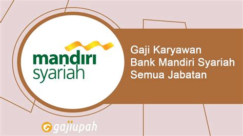 Kisaran Gaji Pegawai Bank Mandiri di Pandeglang